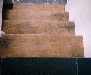 oud eiken trap